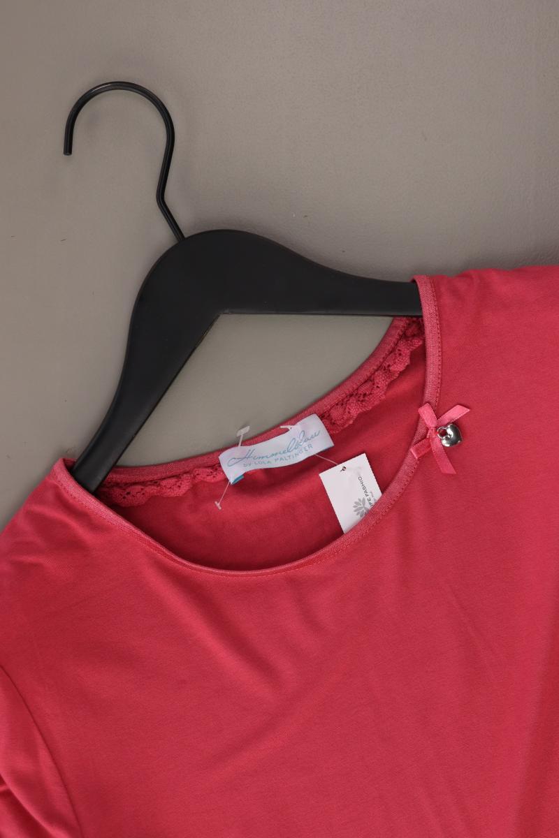 Himmelblau Regular Shirt Gr. 40 3/4 Ärmel rot aus Viskose