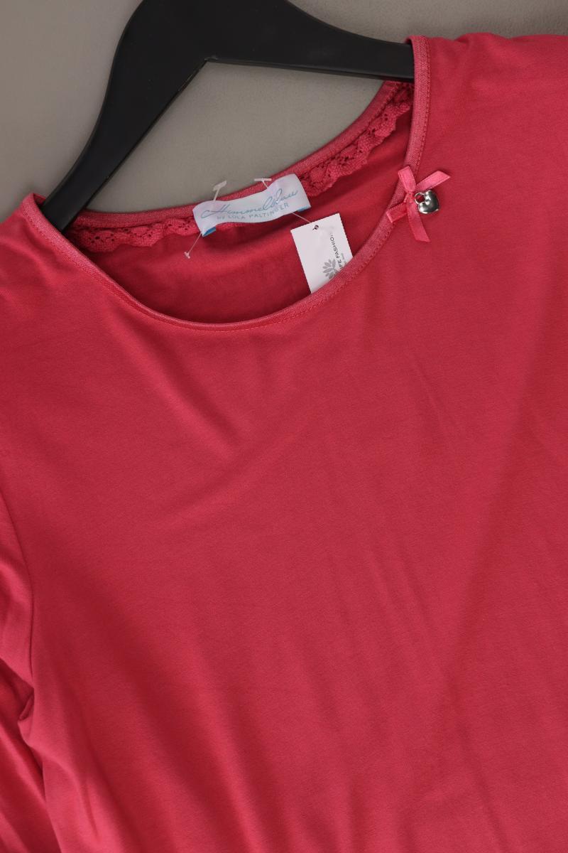 Himmelblau Regular Shirt Gr. 40 3/4 Ärmel rot aus Viskose