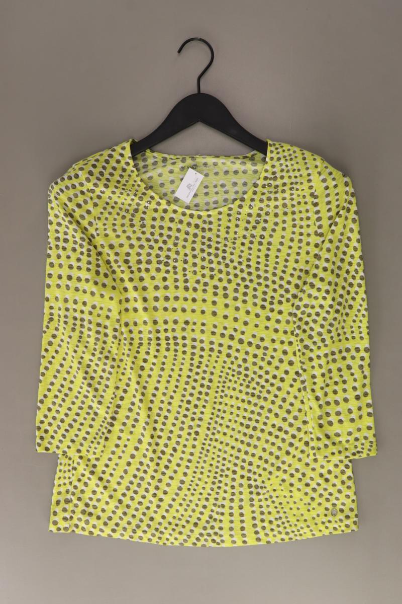 Gerry Weber Printshirt Gr. 38 3/4 Ärmel gelb