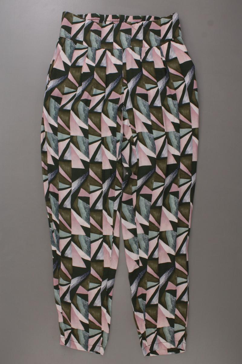 Taifun Stoffhose Gr. 48 geometrisches Muster neuwertig mehrfarbig