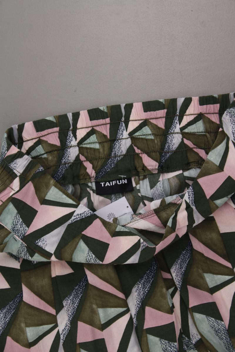 Taifun Stoffhose Gr. 48 geometrisches Muster neuwertig mehrfarbig