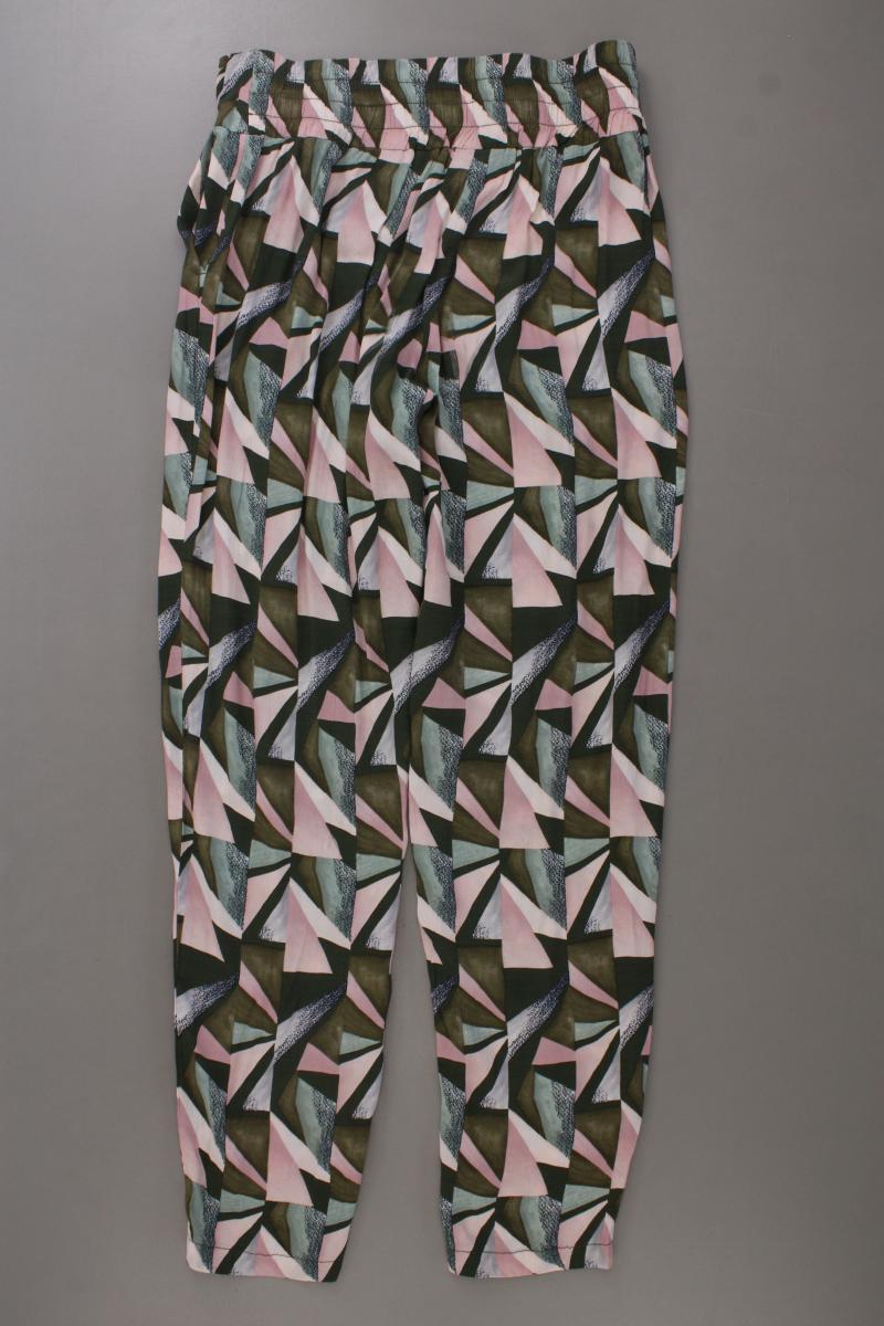 Taifun Stoffhose Gr. 48 geometrisches Muster neuwertig mehrfarbig