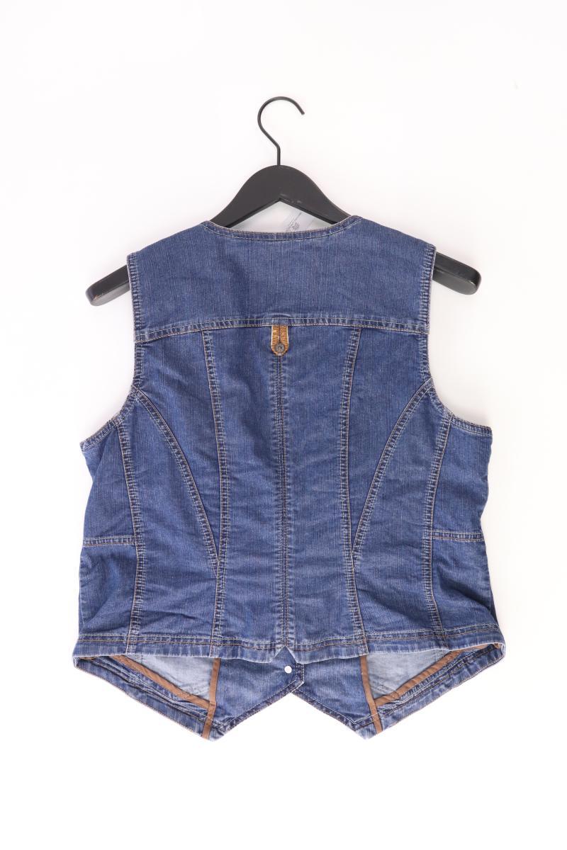 Bonita Regular Weste Gr. 44 blau aus Baumwolle