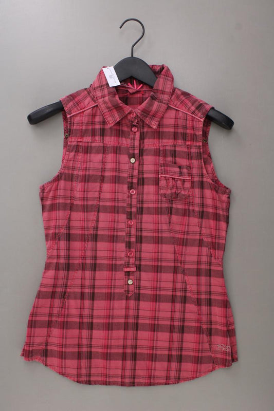 Soccx Karobluse Gr. S kariert Ärmellos rosa aus Baumwolle