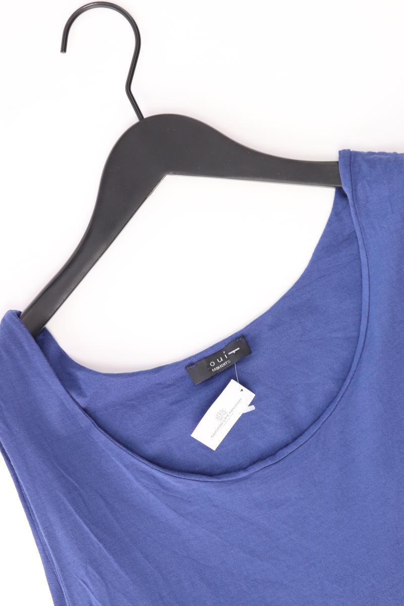 Oui Maxikleid Gr. L Träger blau aus Baumwolle
