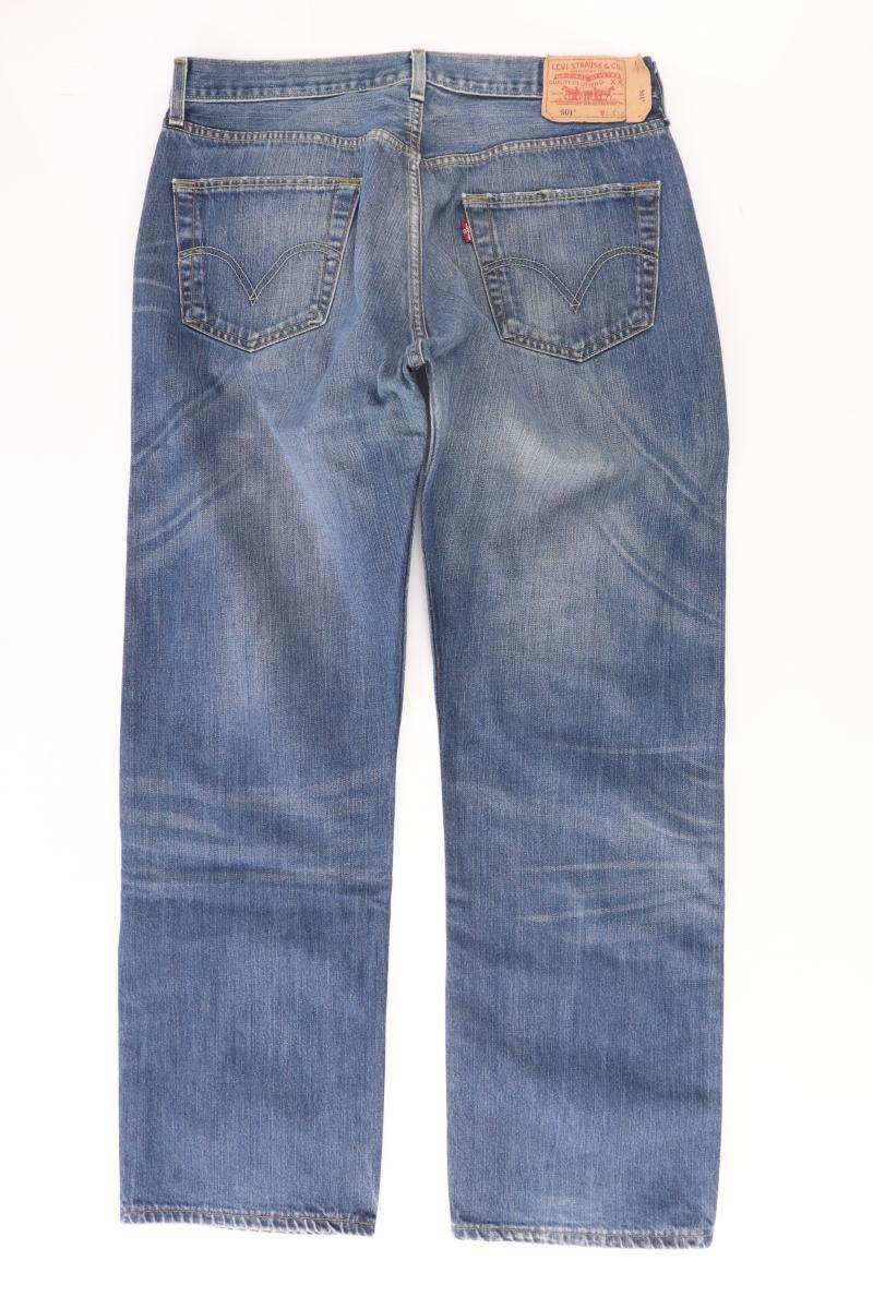 Levi's Straight Jeans für Herren Gr. W36/L32 blau aus Baumwolle