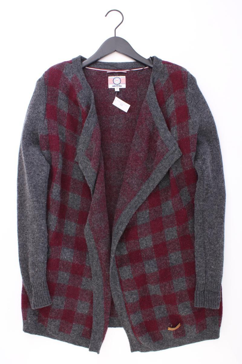 Soccx Strickjacke Gr. M/L Langarm grau aus Wolle