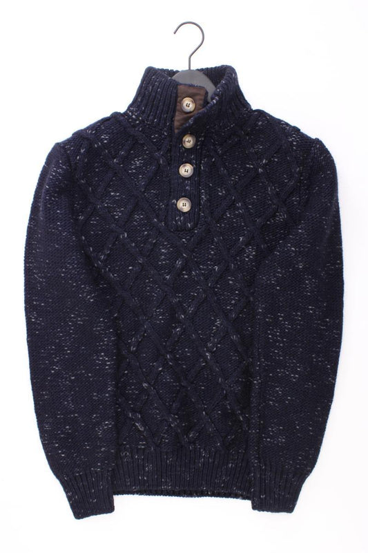 Esprit Grobstrickpullover für Herren Gr. L blau aus Polyacryl