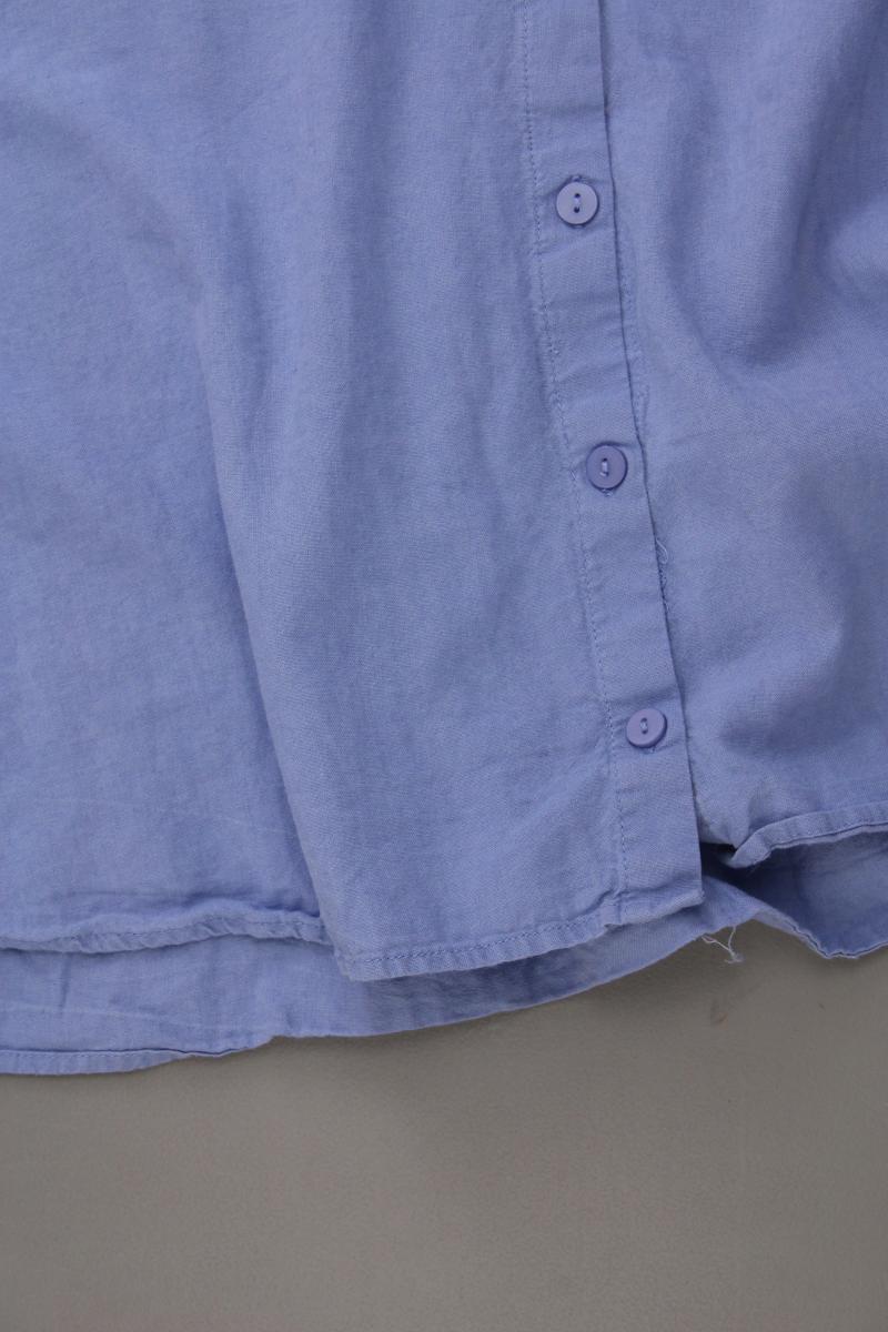 Pull&Bear Kurzarmbluse Gr. L blau