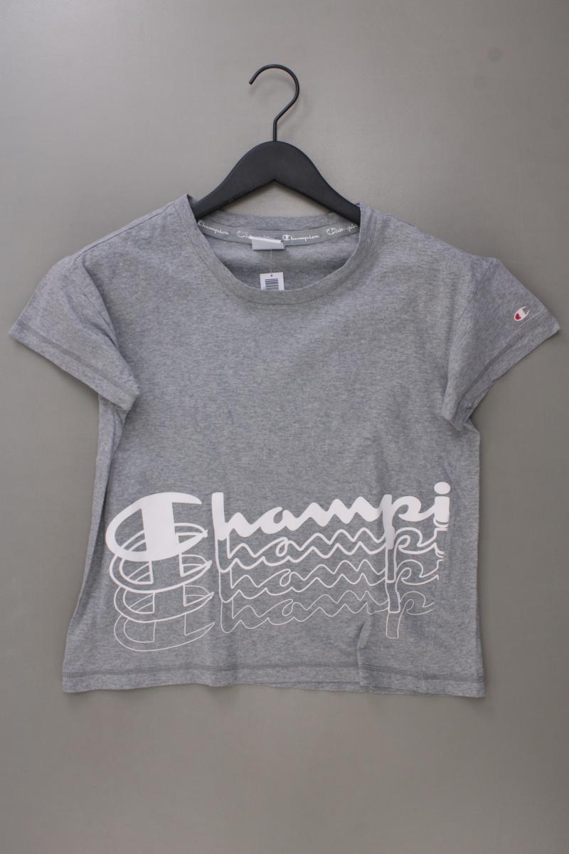 Champion Printshirt Gr. S Kurzarm grau