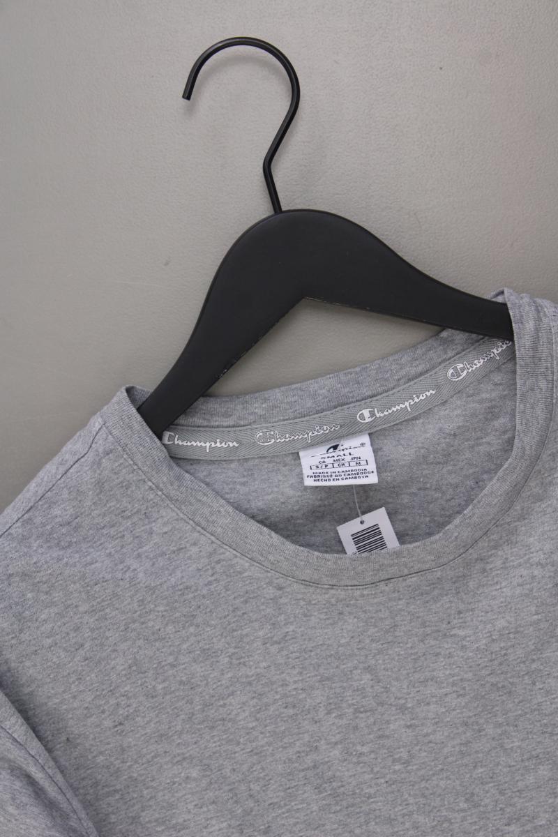 Champion Printshirt Gr. S Kurzarm grau