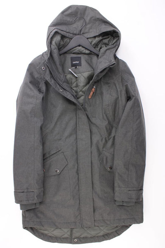 oxmo Wintermantel Gr. M neuwertig grau aus Polyester
