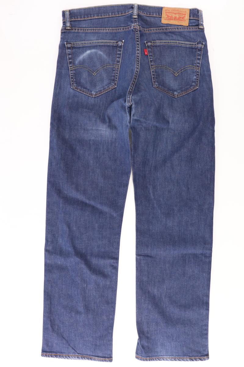 Levi's Straight Jeans für Herren Gr. W33/L32 blau aus Baumwolle