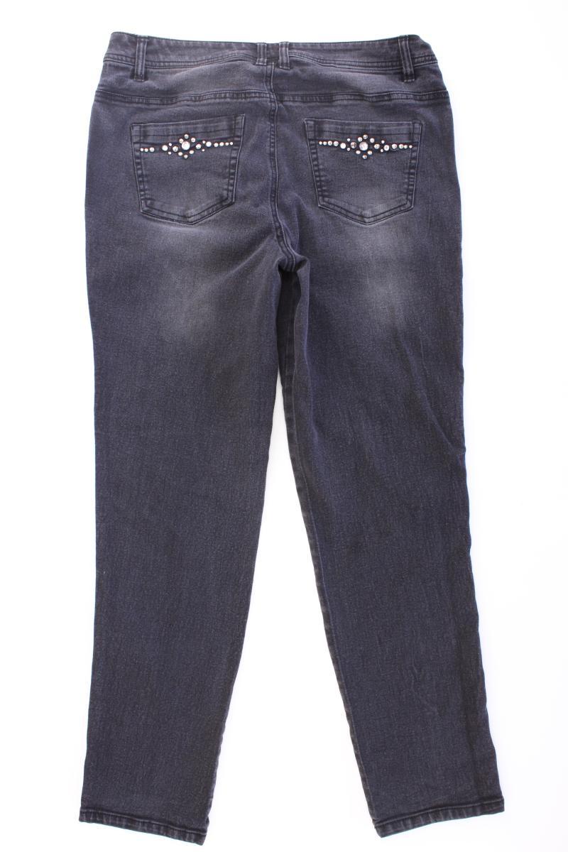 Création L. Jeans Gr. 42 mit Nieten grau aus Baumwolle