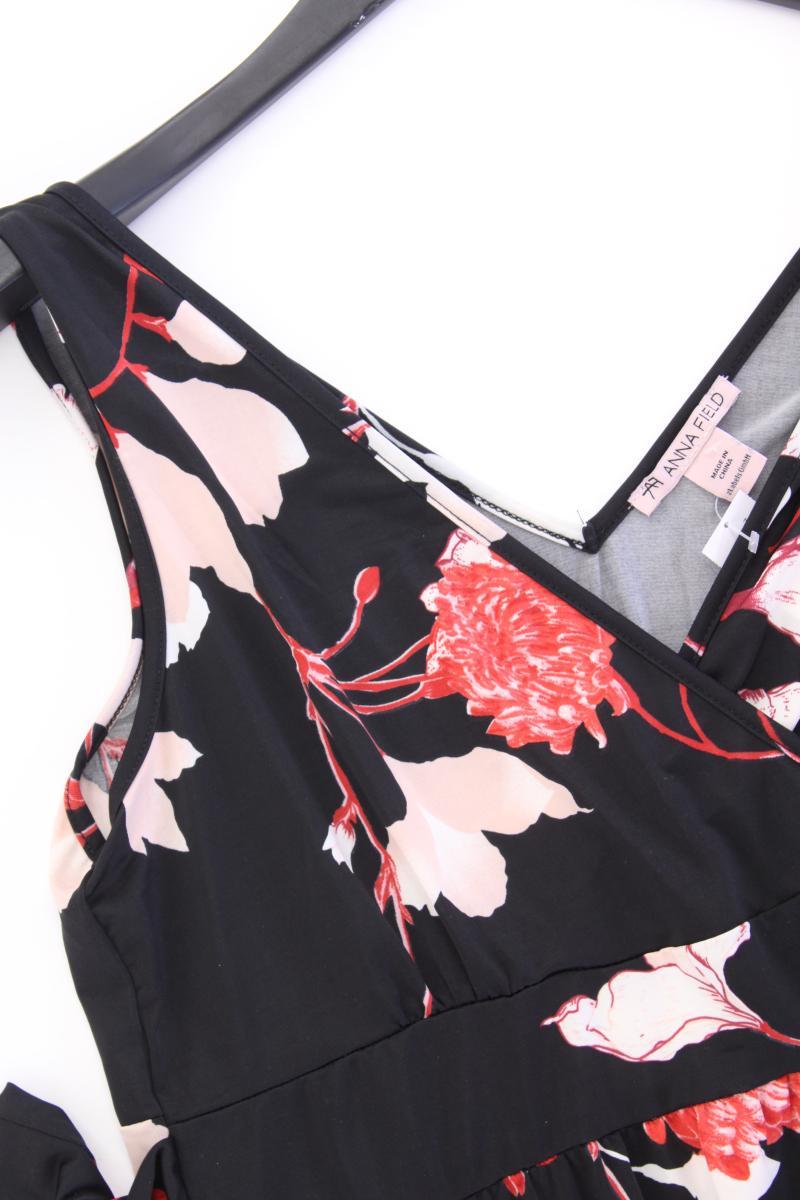 Anna Field Maxikleid Gr. XL mit Blumenmuster neuwertig Ärmellos schwarz
