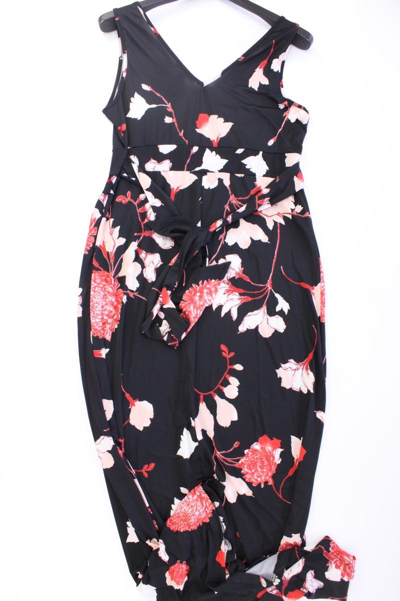Anna Field Maxikleid Gr. XL mit Blumenmuster neuwertig Ärmellos schwarz