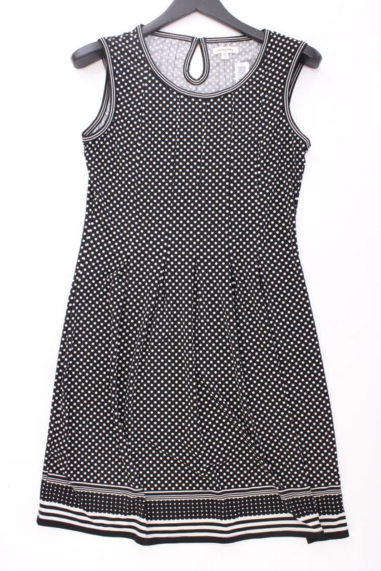 MAX STUDIO Midikleid Gr. S gepunktet Ärmellos schwarz aus Polyester