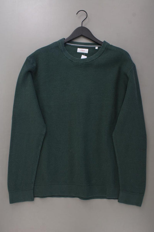 s.Oliver Pullover Gr. 4XL für Herren Gr. XXXL grün aus Baumwolle