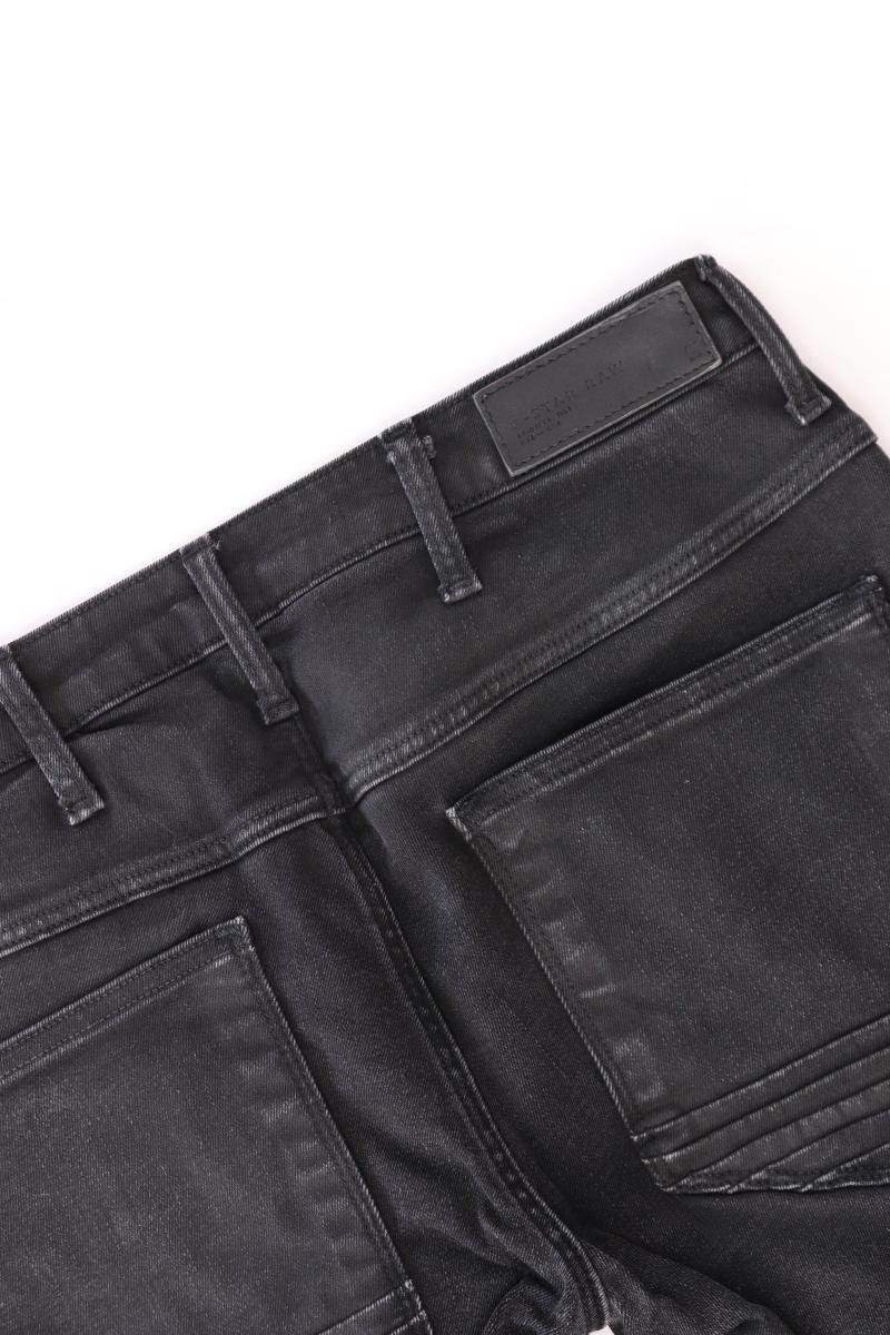 G-Star RAW Skinny Jeans Gr. W28/L30 schwarz aus Baumwolle