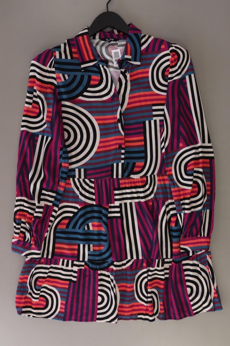 Desigual Langarmkleid Gr. S geometrisches Muster neuwertig lila