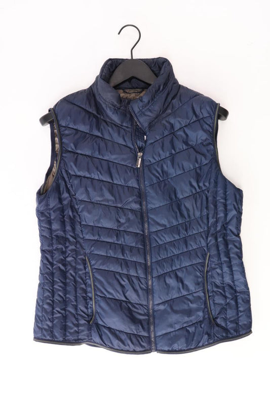 Hucke Steppweste Gr. 44 blau aus Polyester