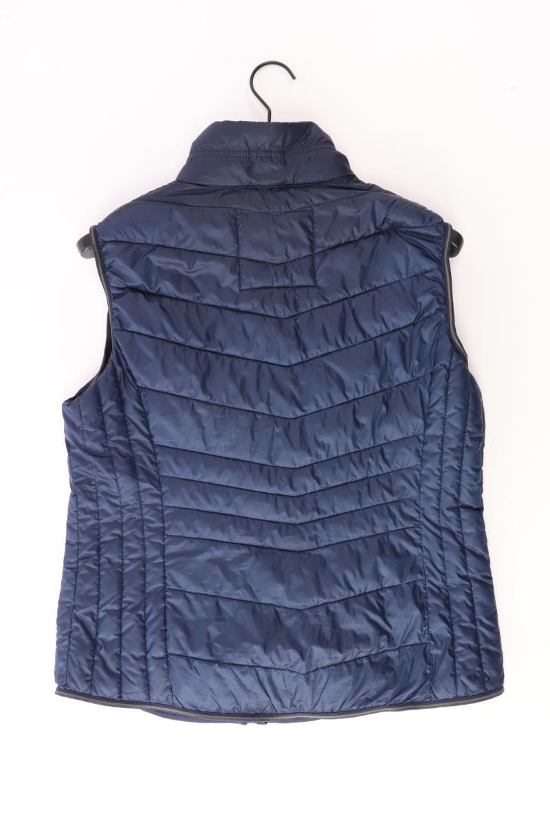 Hucke Steppweste Gr. 44 blau aus Polyester