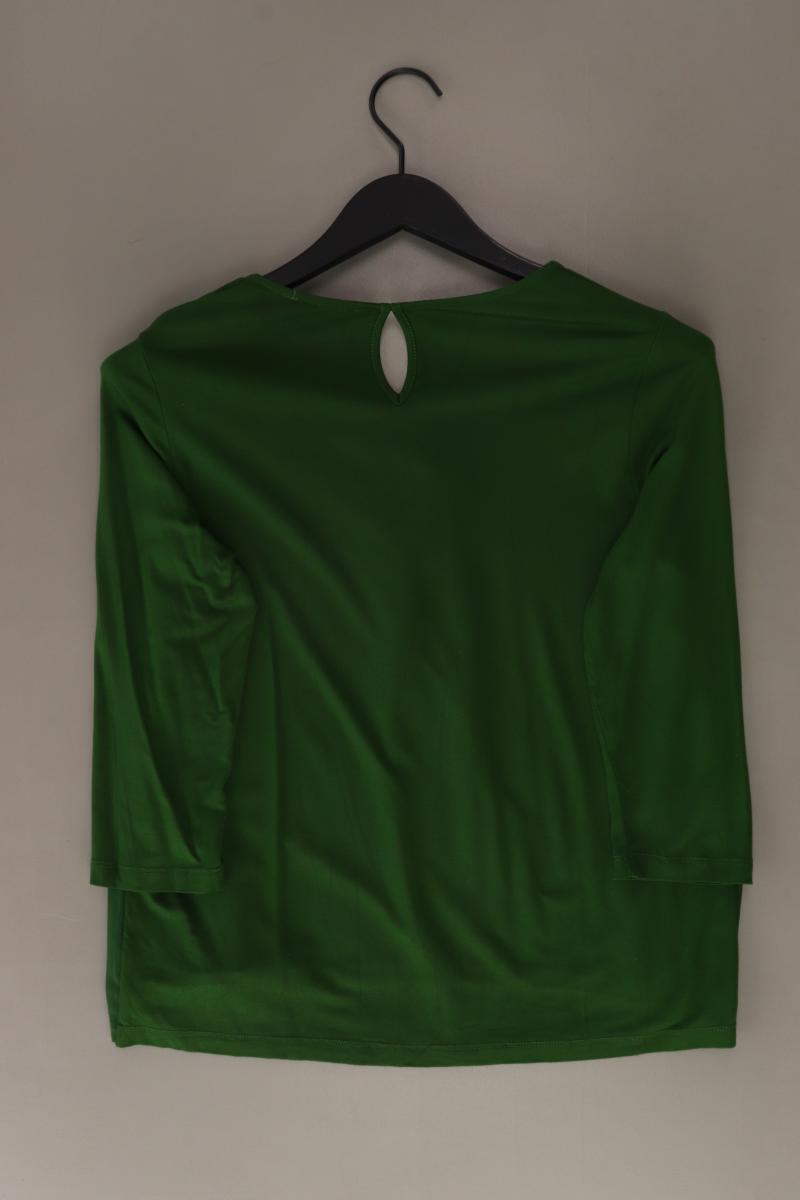 More&More Regular Bluse Gr. 36 3/4 Ärmel grün aus Polyester