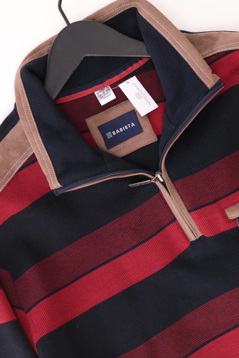 Babista Langarmpullover für Herren Gr. 52 gestreift neu mit Etikett rot