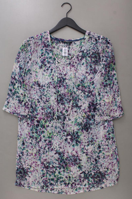 Street One Longbluse Gr. 40 mit Blumenmuster 3/4 Ärmel mehrfarbig aus Nylon