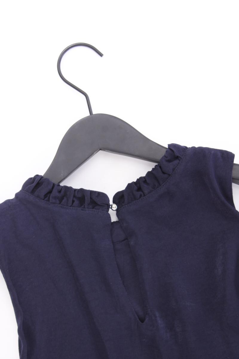 s.Oliver Black Label Ärmellose Bluse Gr. 34 neuwertig blau aus Viskose
