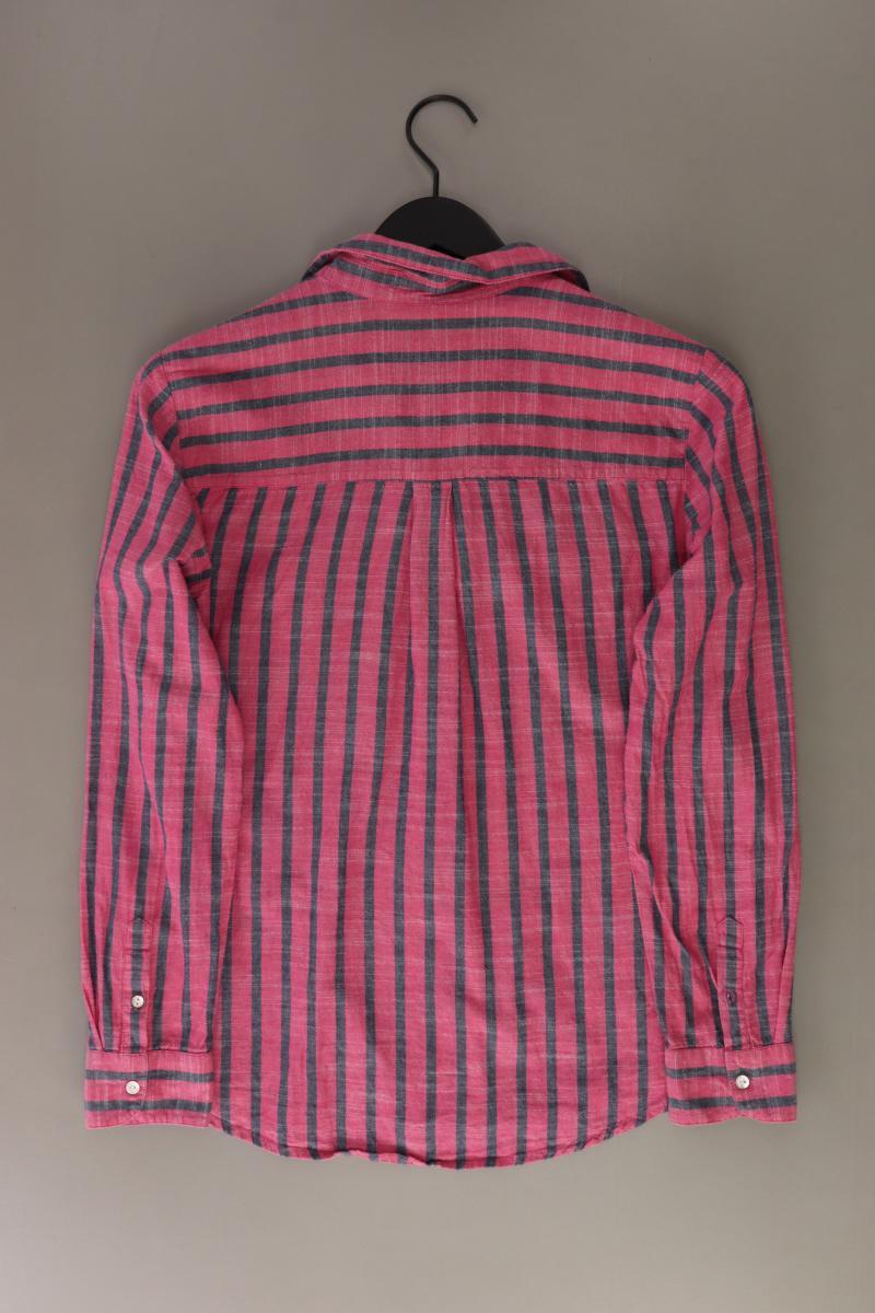 Montego Langarmbluse Gr. 42 gestreift pink aus Baumwolle