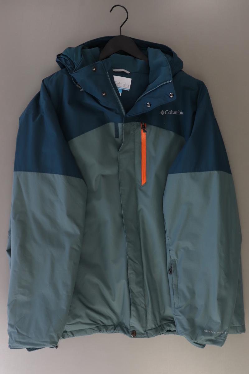 Columbia Jacke Gr. 4XL für Herren Gr. XXXL blau aus Polyester