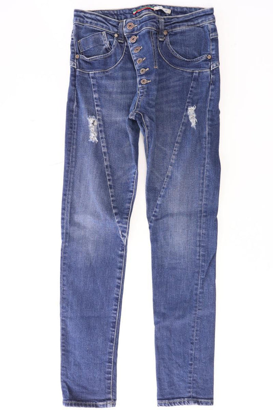 Please Skinny Jeans Gr. XS blau aus Baumwolle