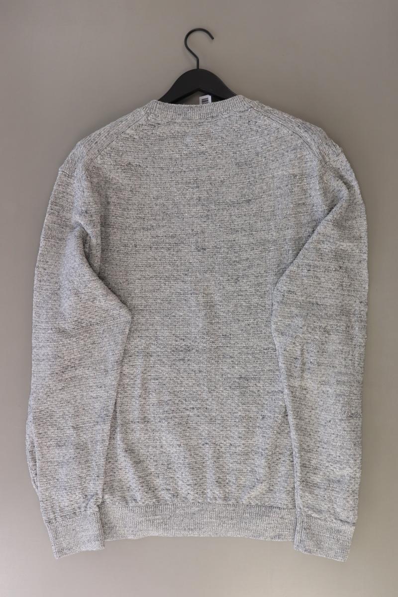 s.Oliver Pullover Gr. 4XL für Herren Gr. XXXL grau aus Baumwolle