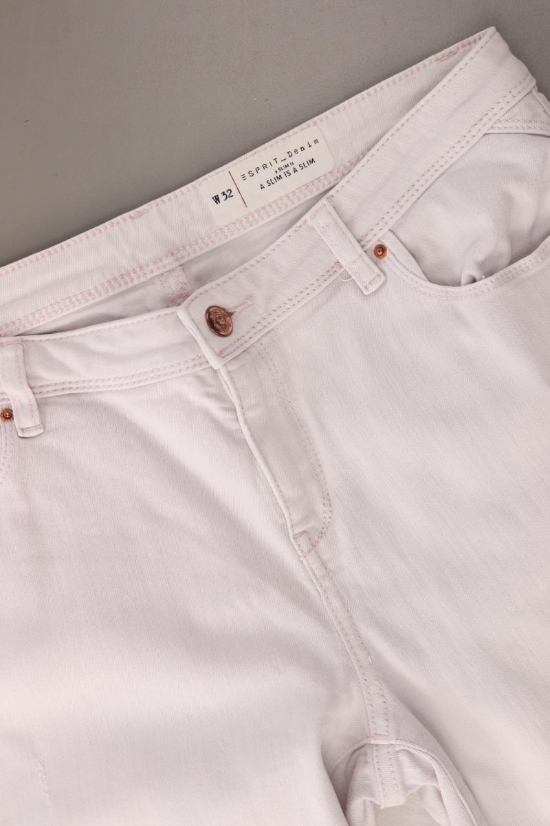 Esprit Straight Jeans Gr. W32 rosa aus Baumwolle