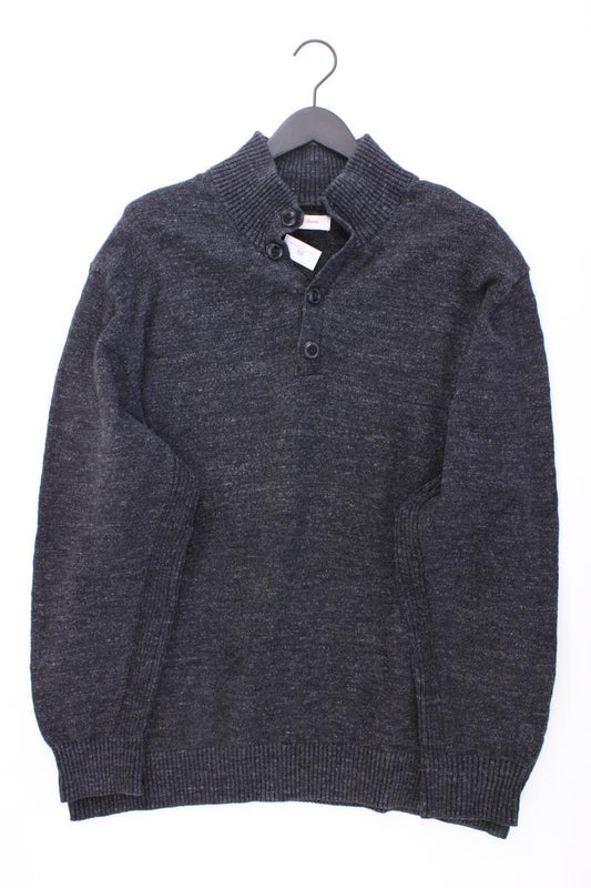 s.Oliver Pullover Gr. 4XL für Herren Gr. XXXL grau aus Baumwolle