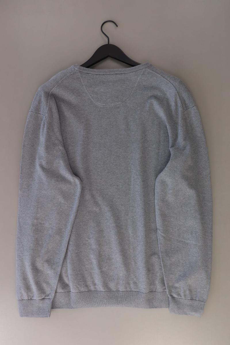 s.Oliver Pullover Gr. 4XL für Herren Gr. XXXL grau aus Baumwolle