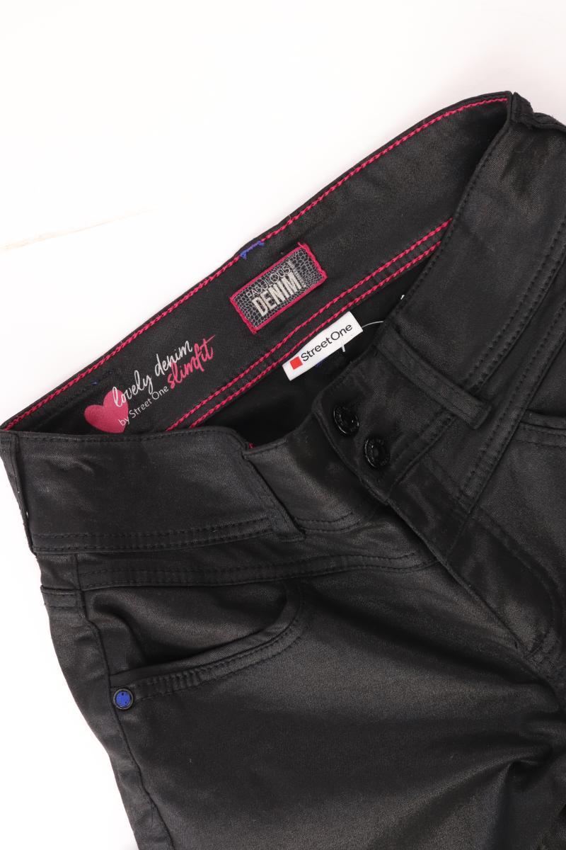Street One Hose Gr. W26/L30 schwarz aus Baumwolle