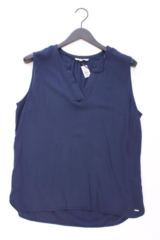 Tom Tailor (Denim) Ärmellose Bluse Gr. XXL blau aus Viskose