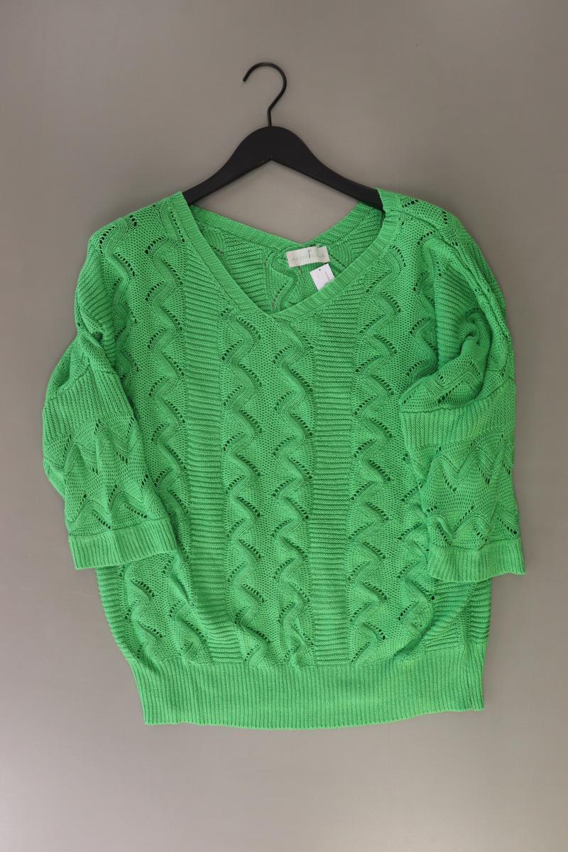 Pfeffinger Grobstrickpullover Gr. 44 grün aus Polyacryl