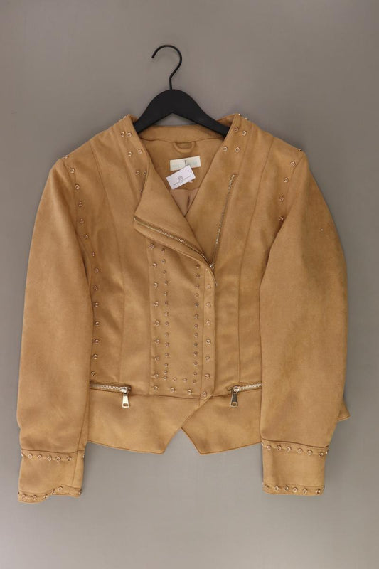Pfeffinger Übergangsjacke Gr. 46 mit Nieten braun aus Polyester