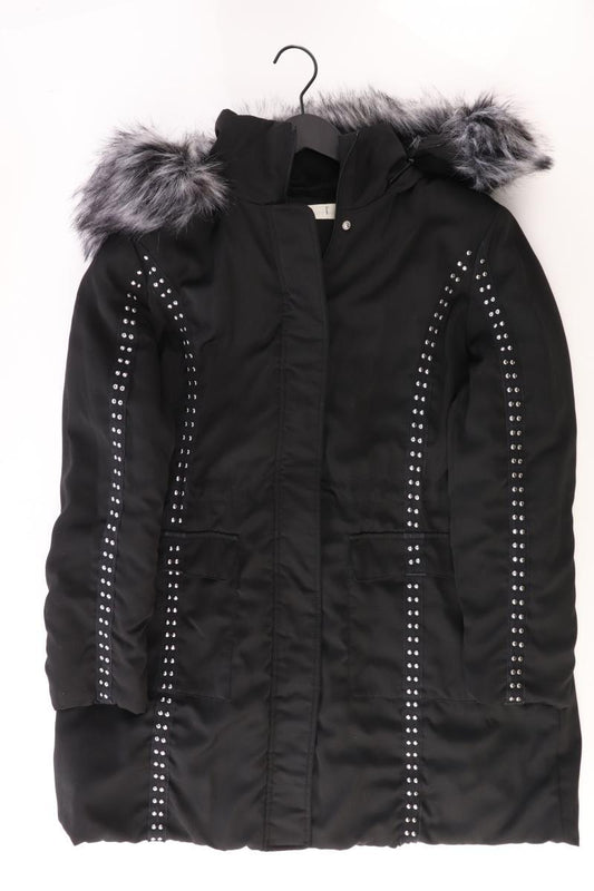 Pfeffinger Kapuzenmantel Gr. 46 schwarz aus Polyester