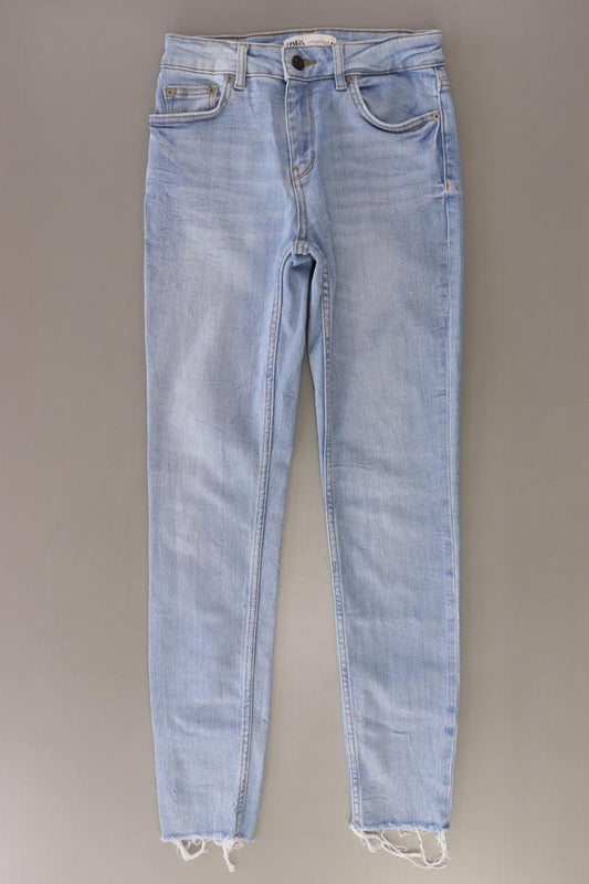 Zara Skinny Jeans Gr. 36 blau aus Baumwolle