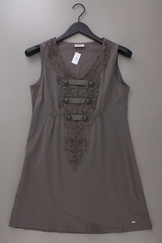 Street One Minikleid Gr. 40 Träger braun aus Baumwolle