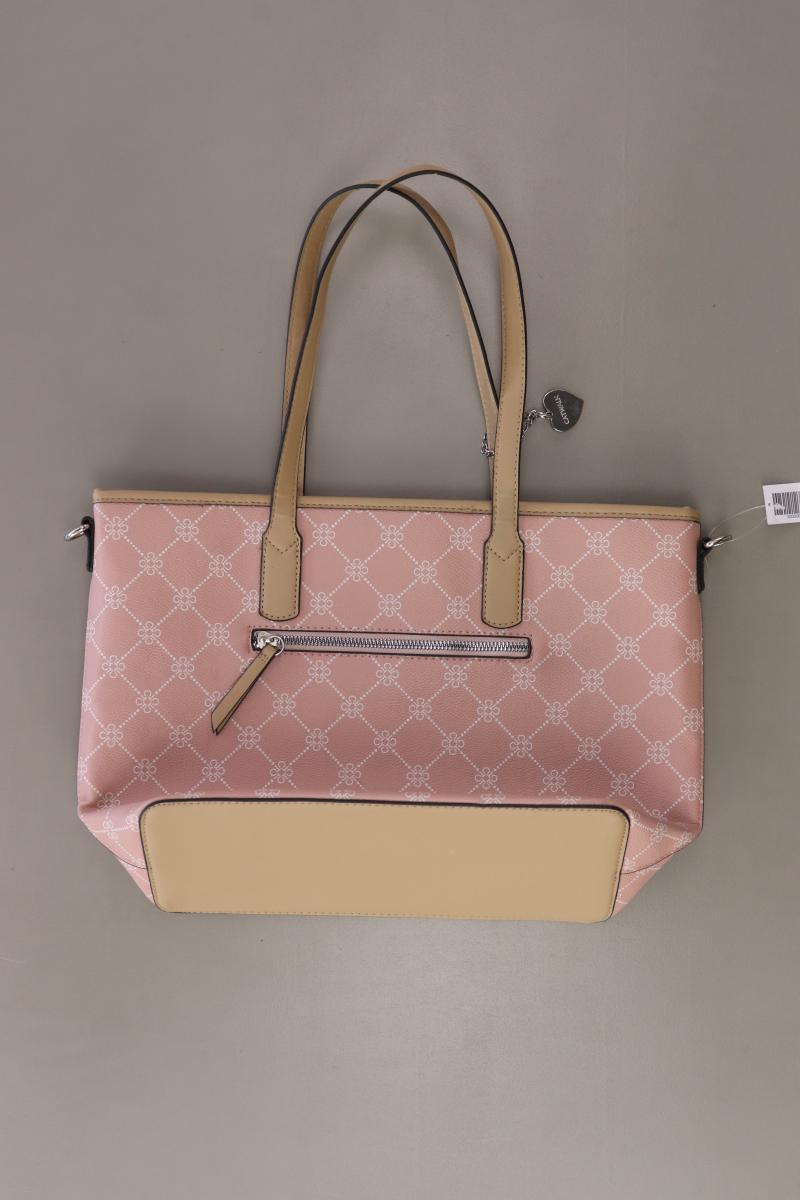Catwalk Schultertasche rosa aus Kunstleder
