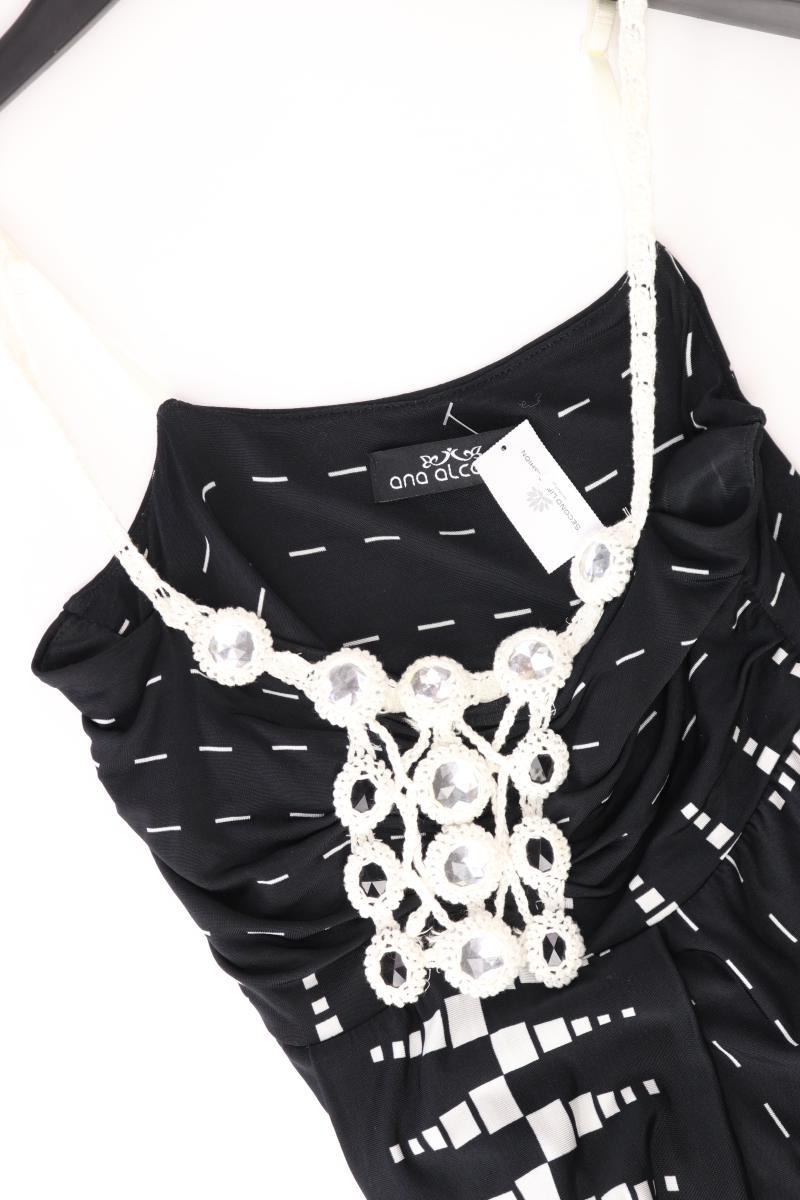 Ana Alcazar Trägerkleid Gr. 38 schwarz aus Polyester