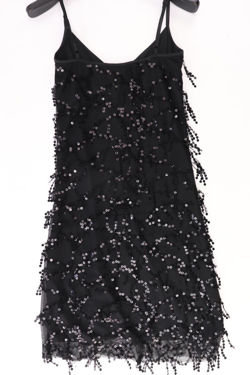 Ana Alcazar Abendkleid Gr. 38 Träger mit Pailletten schwarz aus Polyester