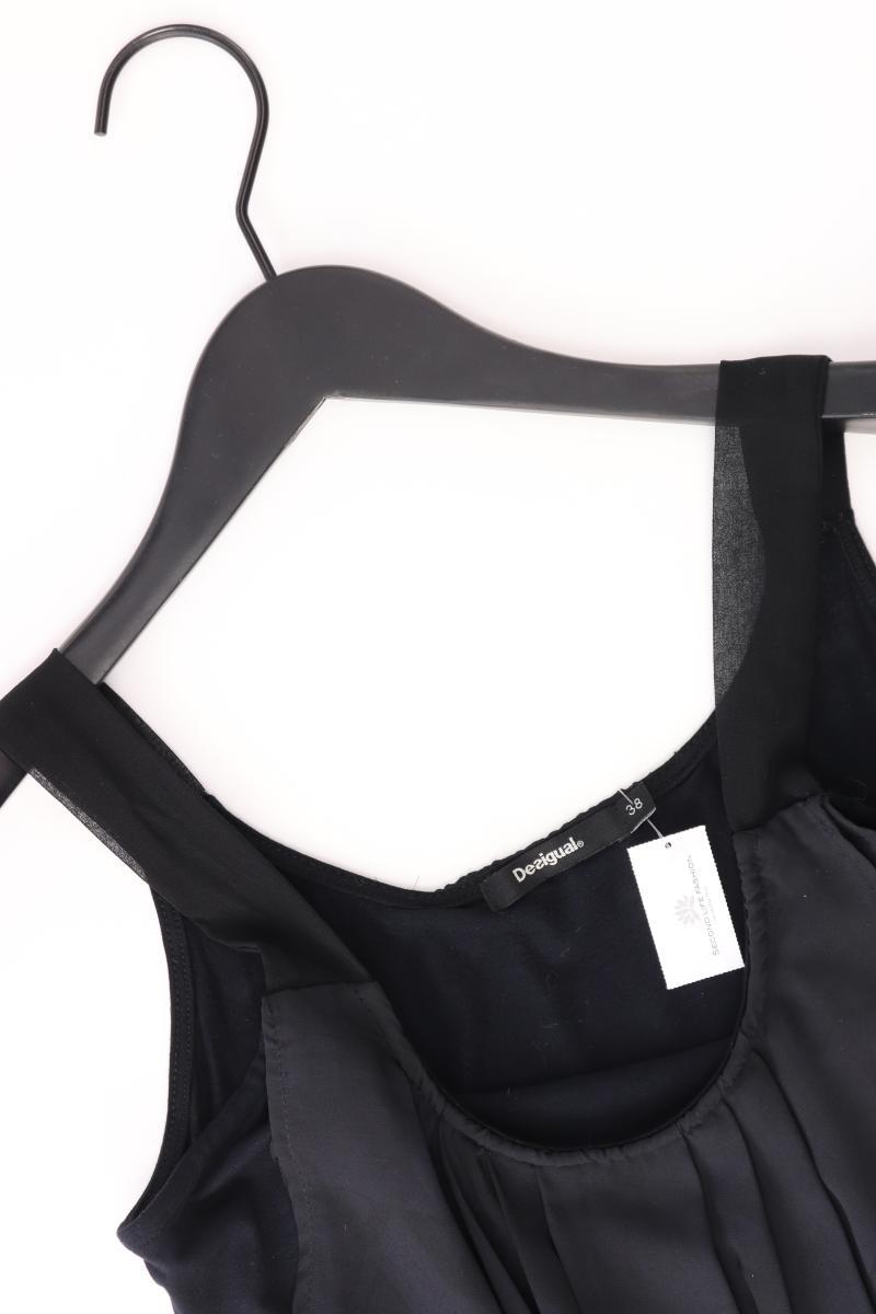 Desigual Midikleid Gr. 38 Träger blau aus Viskose