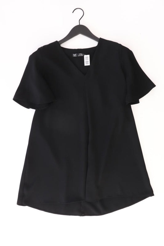 Zara Kurzarmbluse Gr. M schwarz aus Polyester