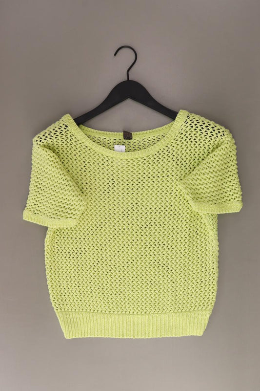 Selection by s.Oliver Strickshirt Gr. 38 Kurzarm gelb